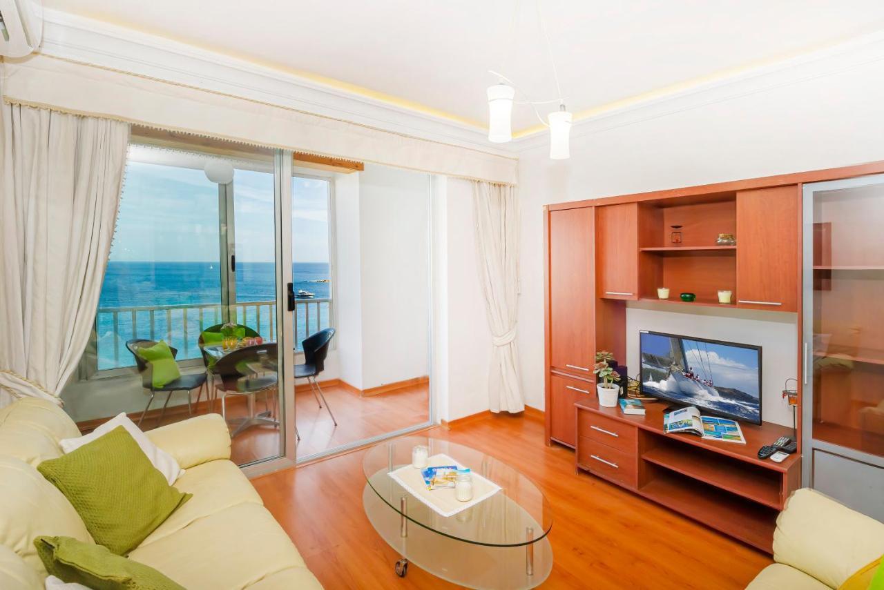 Spinola Bay Top Floor Seafront 3 Bedroom Apartment With Panoramic Sea Views - By Getawaysmalta San Ġiljan Exterior foto